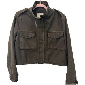 Rag & Bone Jean M15 Olive Green Military Jacket Size M
